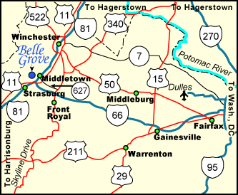 Regional highway map